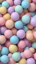 Soft Pastel Spheres Background Royalty Free Stock Photo