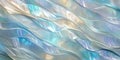 A visually immersive abstract background with cascading waves of transparent digital panels, softly