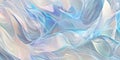 A visually immersive abstract background with cascading waves of transparent digital panels, softly