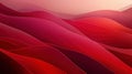 Abstract Background of Smooth Red and Maroon Flowing Layers and Waves Royalty Free Stock Photo