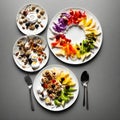 Slimming and Healthy Food Choices Royalty Free Stock Photo