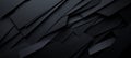 visually striking abstract background featuring layered black geometric shapes with varying textures and angles, creating sense of Royalty Free Stock Photo