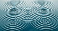 Concentric Water Ripples Abstract Background Royalty Free Stock Photo