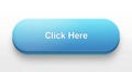 Glossy blue Click Here CTA element design Royalty Free Stock Photo
