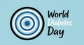 World Diabetes Day - Awareness Campaign Design Royalty Free Stock Photo