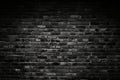 Visually stunning black brick wall with captivating texture, ideal for diverse design projects