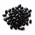 Visually Tactile Black Beans: A Tenebrism Mastery In Neogeo Style Royalty Free Stock Photo