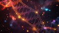 visuliztion infographic of a genomic map abstract visualization Royalty Free Stock Photo