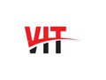VIT Letter Initial Logo Design Vector Illustration Royalty Free Stock Photo