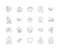 Vitality scan line icons collection. Health, Wellness, Energy, Balance, Vitality, Scan, Assessment vector and linear