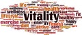 Vitality word cloud