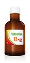 B12 Vitamin Medicine Bottle Vial Royalty Free Stock Photo