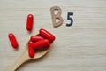 Vitamin B complex , B1 thiamine B2 riboflavin B3 niacin B5 pantothenic acid B6 Pyridoxine , B7 biotin , B9 Folic, B12 Cobalamin