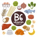 Vitamin B6 food ingredients. Pyridoxine