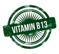 Vitamin B13 - green grunge stamp