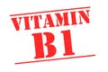 VITAMIN B1 Rubber Stamp