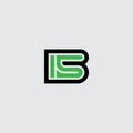 Vitamin B15 - visual concept. Letter B and number 15 - logotype. 15B - design element or icon