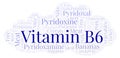 Vitamin B6 word cloud.