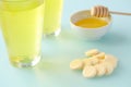 Vitamin C honey effervescent tablets and drink
