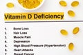 Vitamin D Deficiency Royalty Free Stock Photo