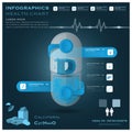 Vitamin D Pill Capsule Infographic Royalty Free Stock Photo