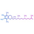 Vitamin E or alpha-tocopherol