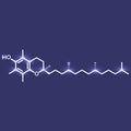 Vitamin E or alpha-tocopherol