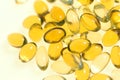 Vitamin E capsules Royalty Free Stock Photo