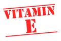 VITAMIN E Rubber Stamp