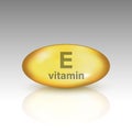 Vitamin E. vitamin drop pill