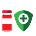 vitamin health treatment icon vector