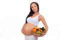 Vitamin healthy eating during pregnancy. Royalty Free Stock Photo