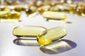 Vitamin Omega-3 fish oil capsules