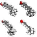 Vitamin A (retinol) molecule