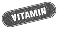 vitamin sign. vitamin grunge stamp.