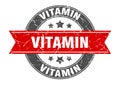 vitamin stamp Royalty Free Stock Photo