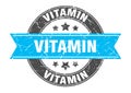 vitamin stamp Royalty Free Stock Photo