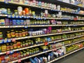 The Vitamin and Supplement aisle of a Walmart Superstore