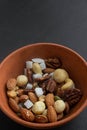 Vitamine mixture of dried nuts and coconut