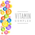 Vitamins background for Your design Royalty Free Stock Photo