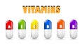 Vitamins Concept Pills