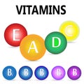 Vitamins illustration