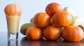 Healthy fruits - Vitamins shot concept Royalty Free Stock Photo
