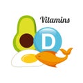 vitamins and supplements design Royalty Free Stock Photo