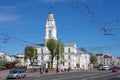 VITEBSK, BELARUS - May, 2018: Town hall tower, Viciebsk Regional History Museum