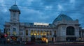 Vitebsk railway station complex in St. Petersburg Royalty Free Stock Photo