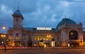 Vitebsk railway station complex in St. Petersburg Royalty Free Stock Photo