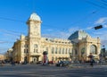 Vitebsk Railway Station, view from Zagorodny Prospekt, St. Petersburg, Russia