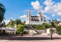 Vitebsk. View of the Assumption Cathedral and the Pushkin bridge