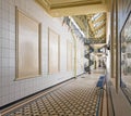 Vitebsky railway station, Indoor architecture decor and main platform Royalty Free Stock Photo